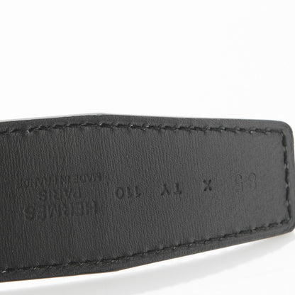 Hermes Barenia Chamonix 32mm Quizz H Belt 85 Fauve Black 5 of 5