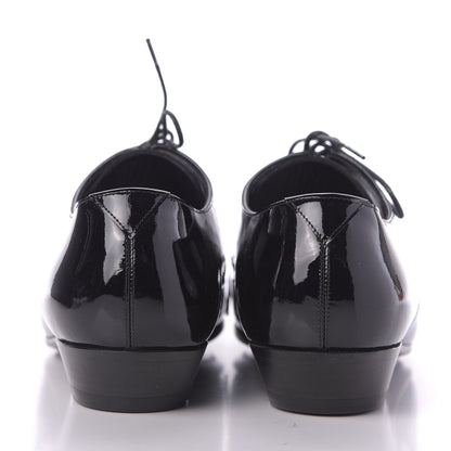 Saint Laurent Patent Calfskin Jonas Derby 38.5 Black 8 of 11