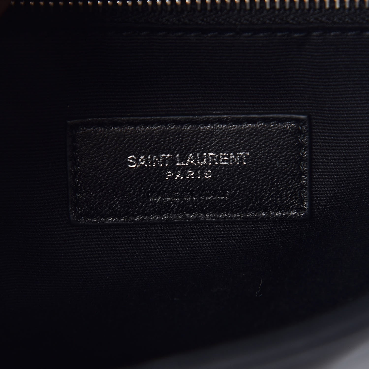 Saint Laurent Calfskin Y Quilted Monogram Medium Loulou Backpack Black 7 of 12