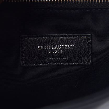 Saint Laurent Calfskin Y Quilted Monogram Medium Loulou Backpack Black 7 of 12