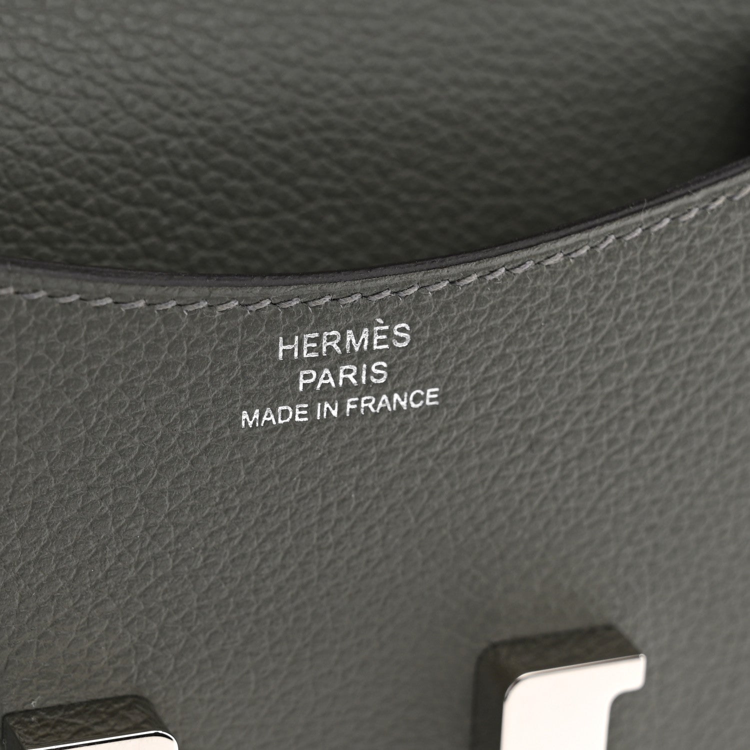 Hermes Evercolor Constance Slim Wallet Gris Meyer 7 of 8