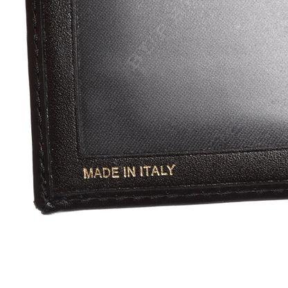 Burberry Haymarket Check Continental Wallet Black 7 of 8