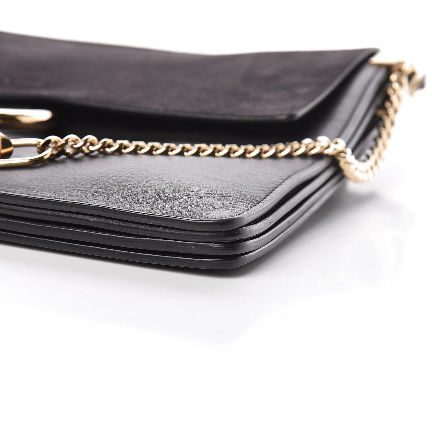 Suede Calfskin Medium Faye Shoulder Bag Carbon Grey