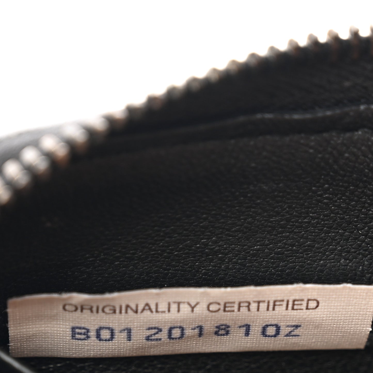 Nappa Intrecciato Zip Around Wallet Black