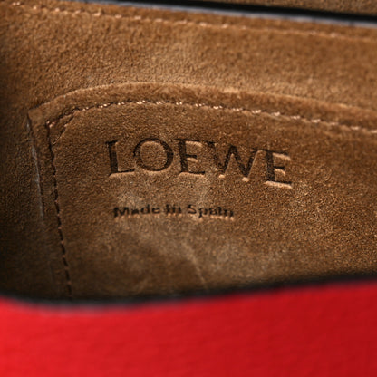 Loewe Grained Calfskin Small Gate Crossbody Bag Scarlet Burnt Red 6 of 12