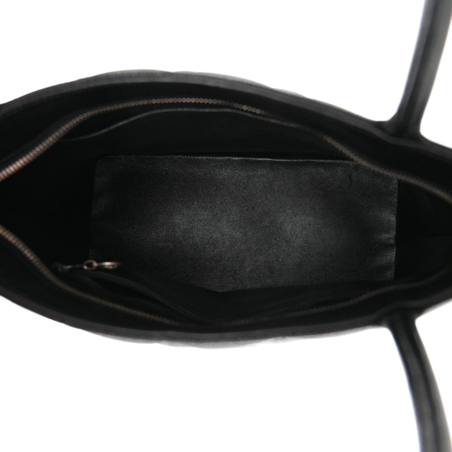 Caviar Quilted Medallion Tote Black