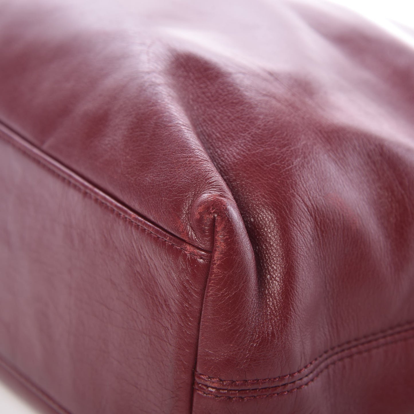 Calfskin CC Shoulder Bag Red