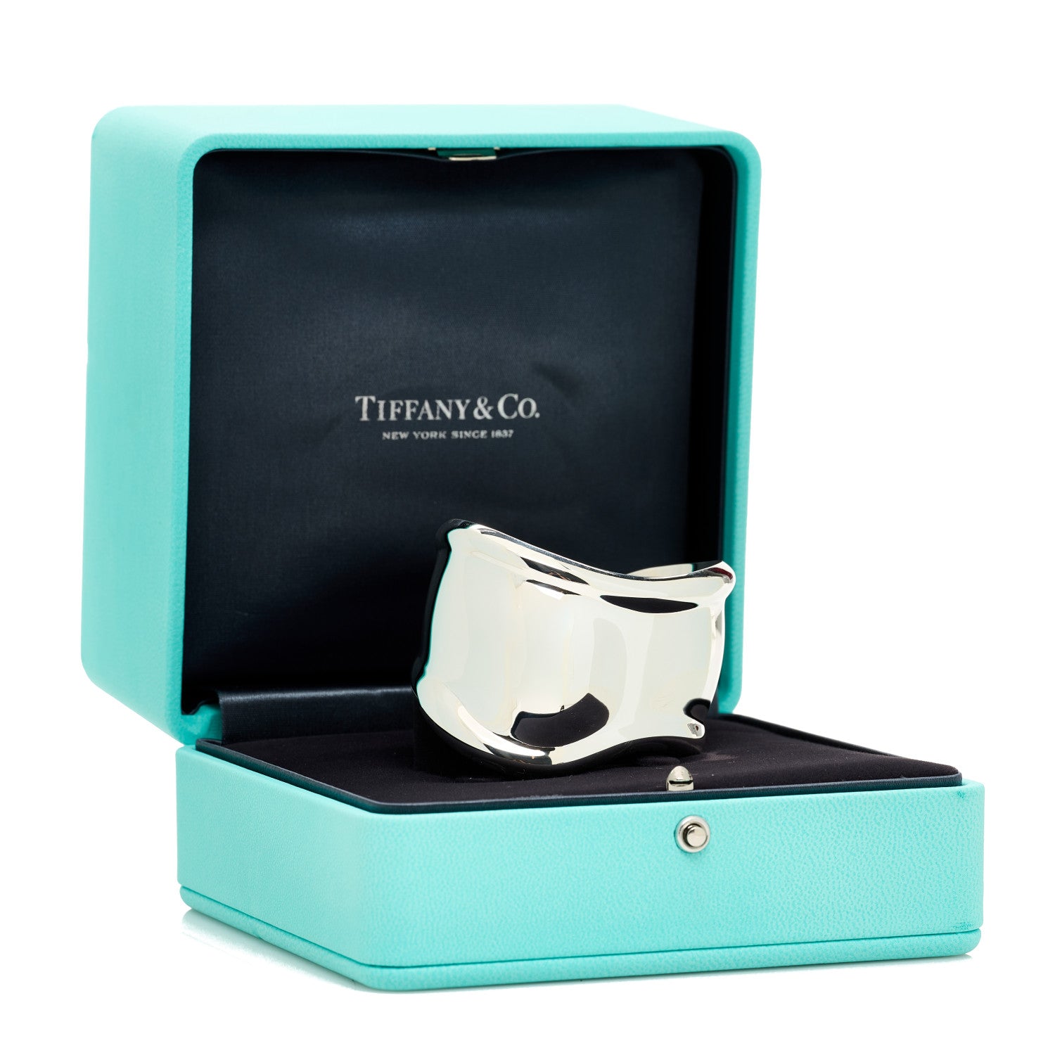 Tiffany Sterling Silver Small Elsa Peretti Right Wrist Bone Cuff Bracelet 4 of 4