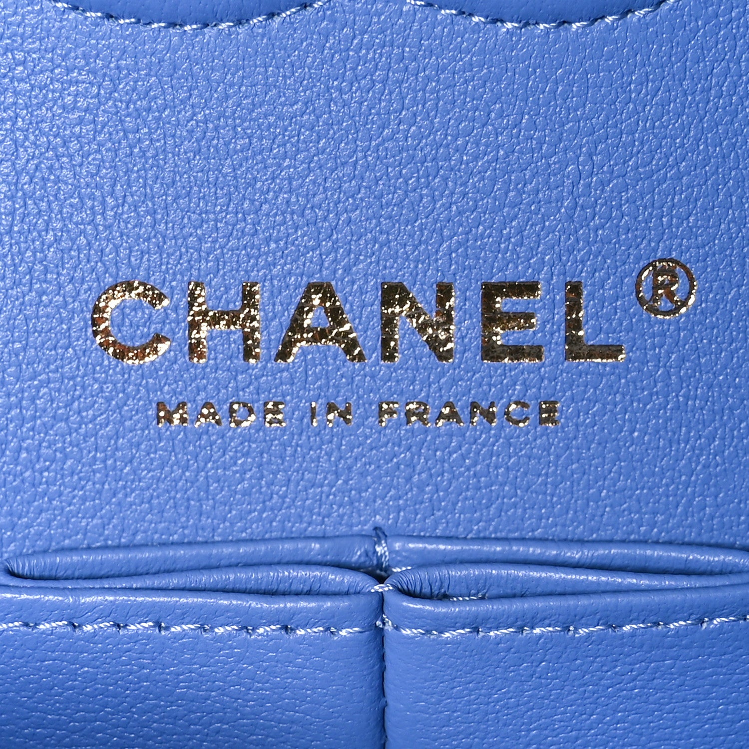 Chanel Caviar Quilted Small Double Flap Light Blue 6 of 10