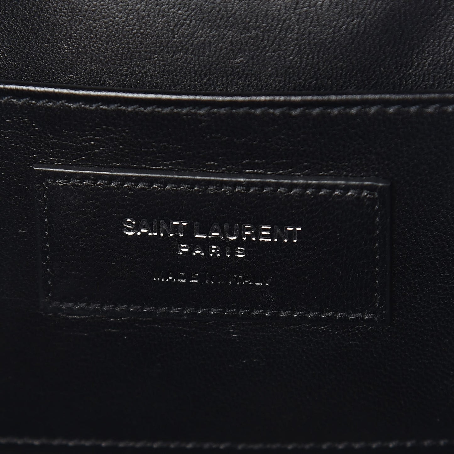 Calfskin Crocodile Embossed Monogram Lunch Box Bag Black