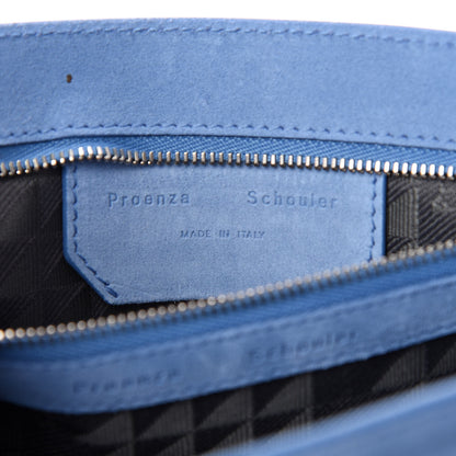 Proenza Schouler Suede Tiny PS1 Satchel Slate Blue 9 of 11
