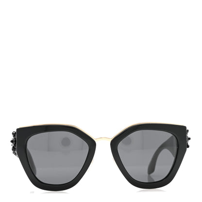Prada Acetate Bead Sunglasses SPR 10T Black 2 of 8