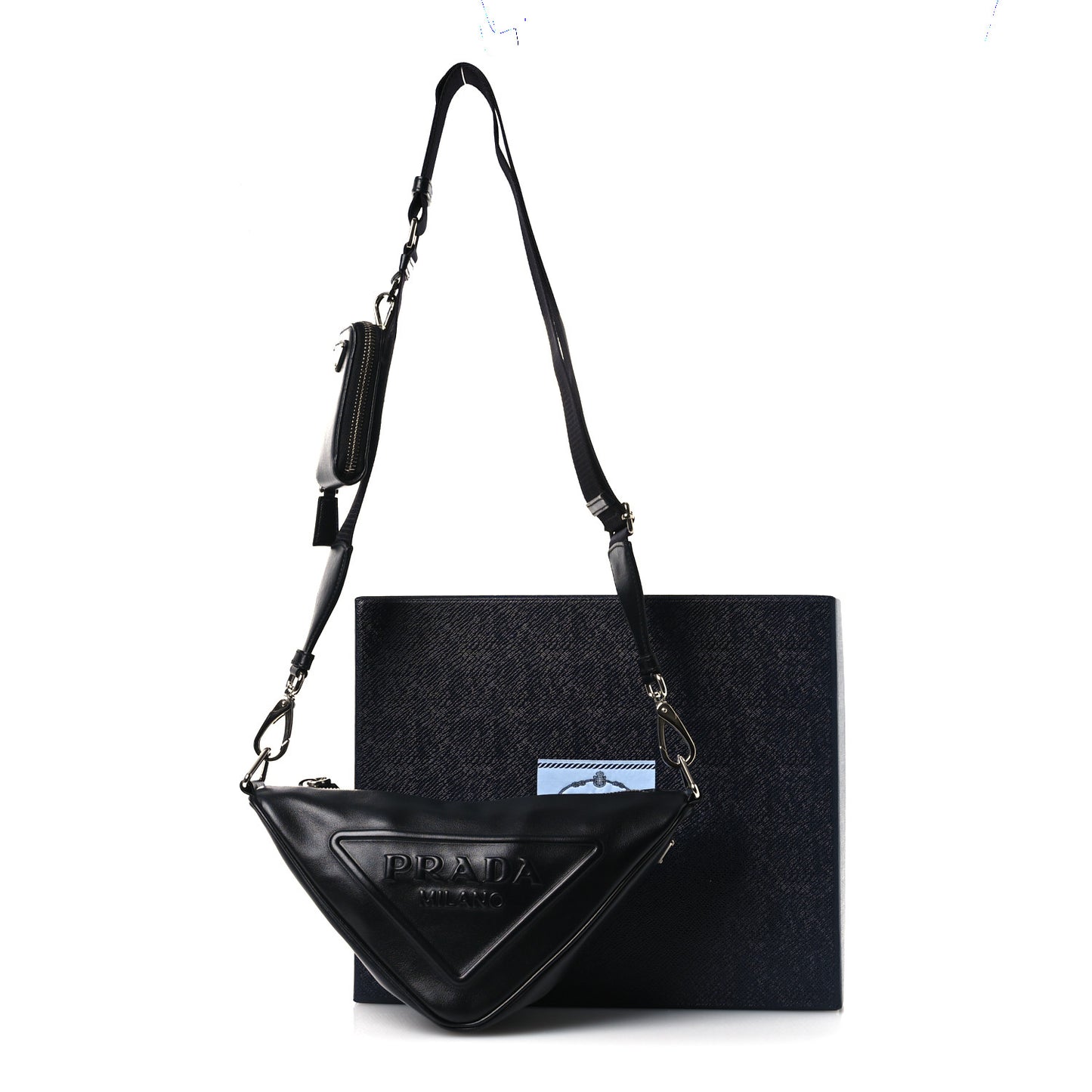 Grace Lux Triangle Shoulder Bag Black