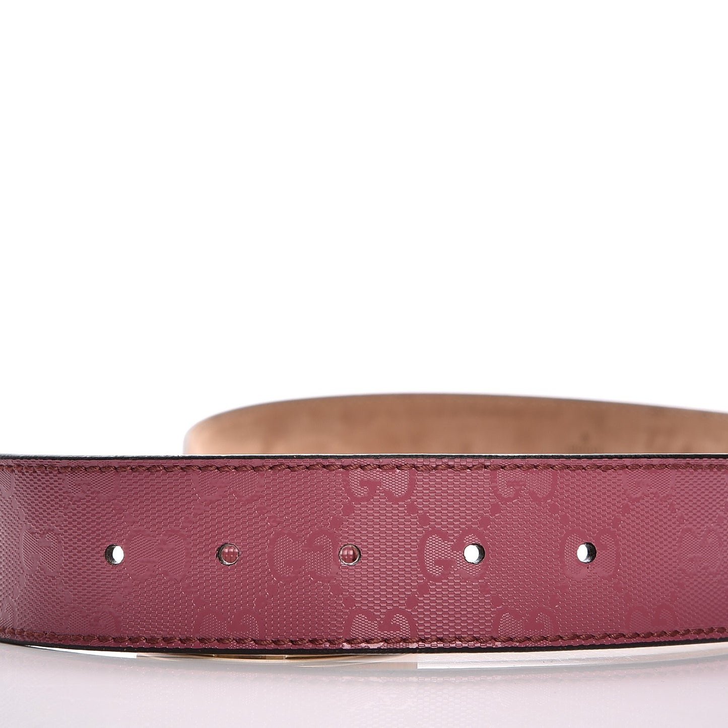 Imprime Monogram Interlocking G Belt 100 40 Rose Blush