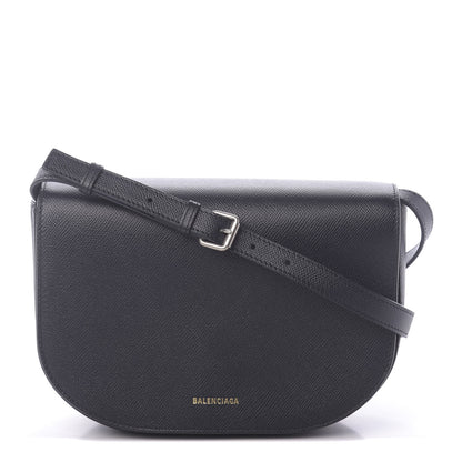 Balenciaga Signature Grained Calfskin Logo S Ville Day Bag Bleu Tempete Jaune 1 of 8