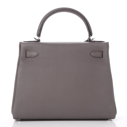 Hermes Togo Kelly Retourne 28 Etain 5 of 35