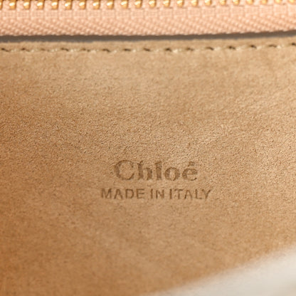 Chloe Calfskin Suede Medium Faye Shoulder Bag Motty Grey 6 of 10