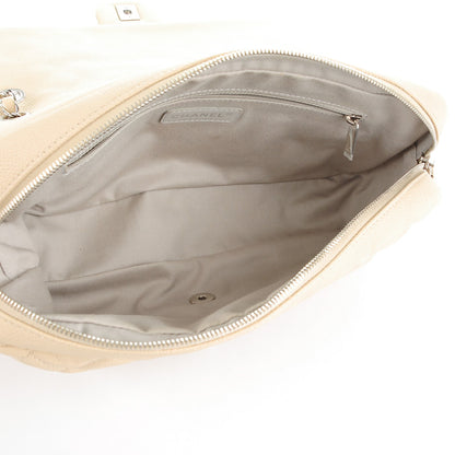 Chanel Caviar Quilted Jumbo Easy Flap Beige 5 of 8