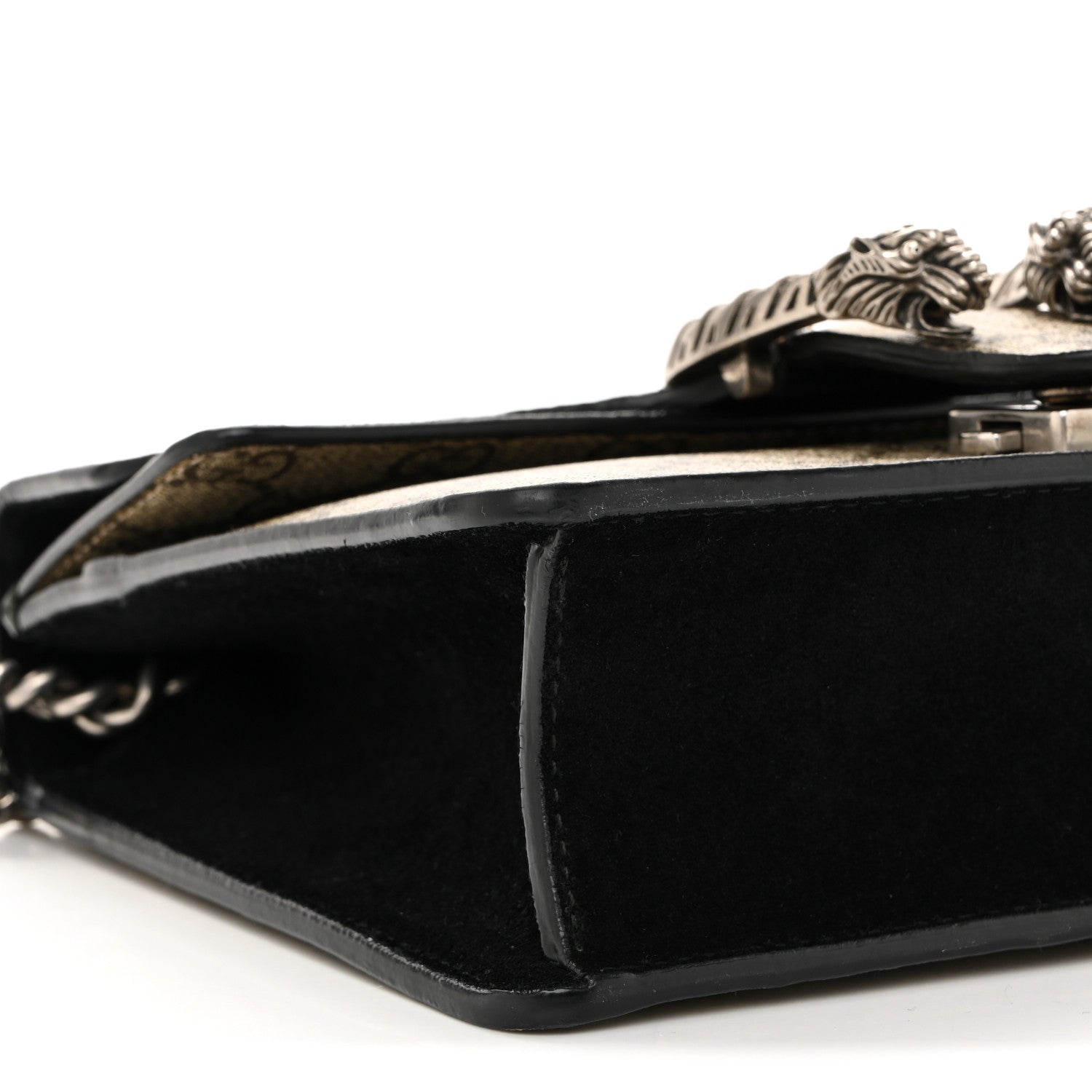 Gucci GG Supreme Monogram Mini Dionysus Shoulder Bag Black 9 of 11