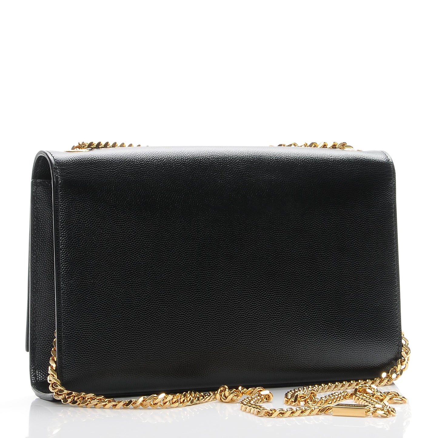 Grain De Poudre Medium Classic Monogram Kate Satchel Black