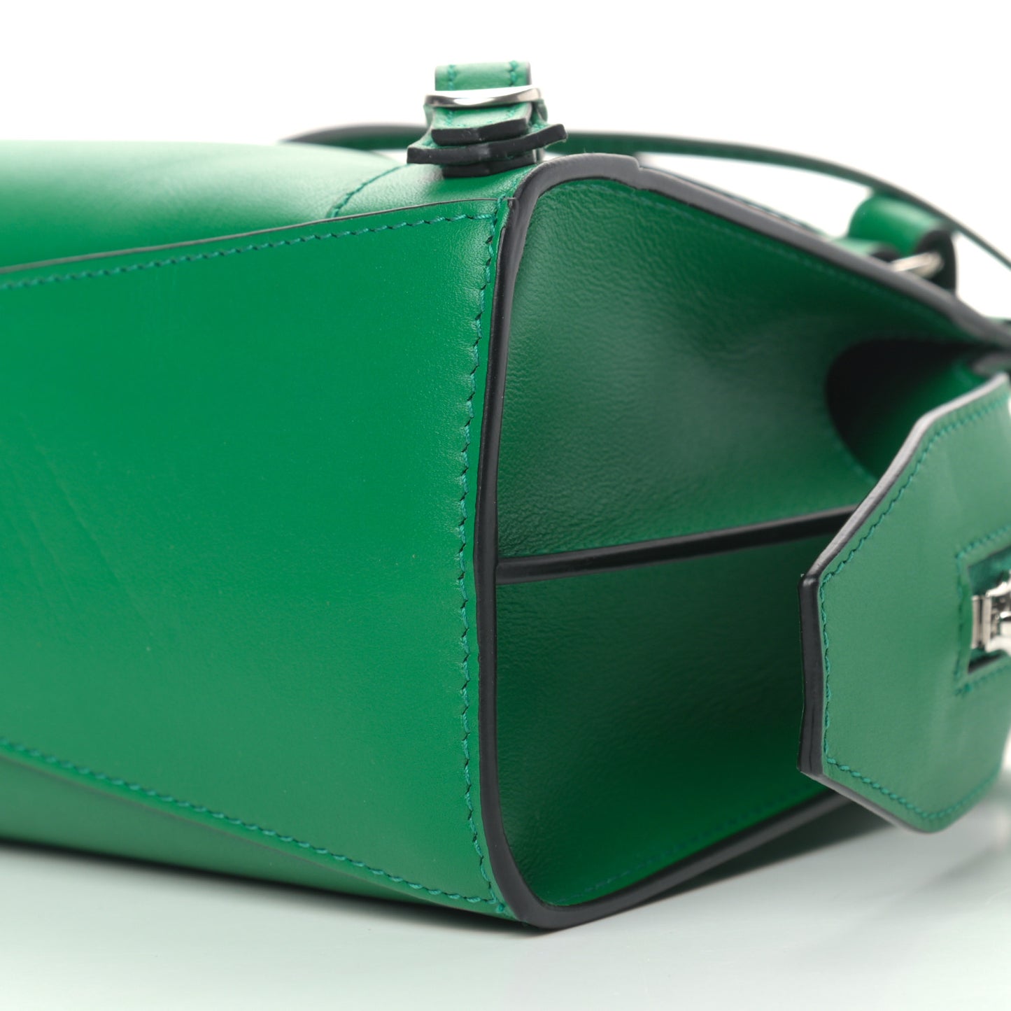 Smooth Calfskin Neo Classic Silver Hardware Mini City Grass Green