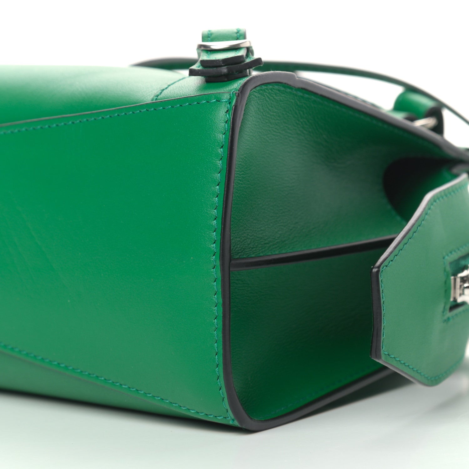 Balenciaga Smooth Calfskin Neo Classic Silver Hardware Mini City Grass Green 9 of 9