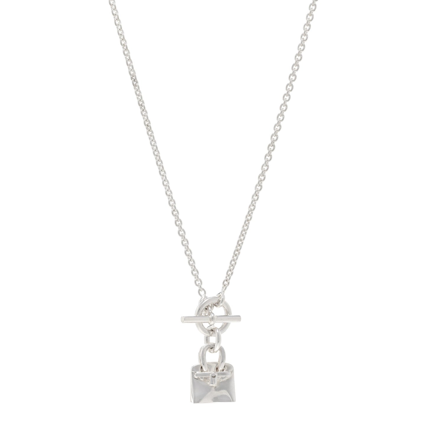 Sterling Silver Birkin Amulette Pendant Necklace