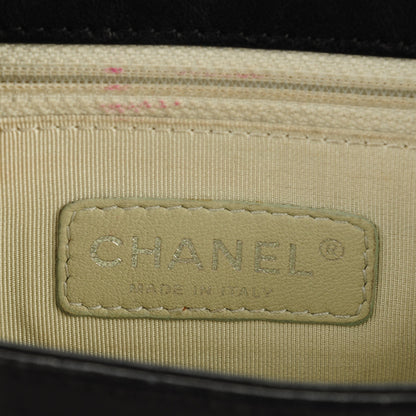 Chanel Washed Lambskin Quilted Mini Chain Around Flap Black 6 of 7