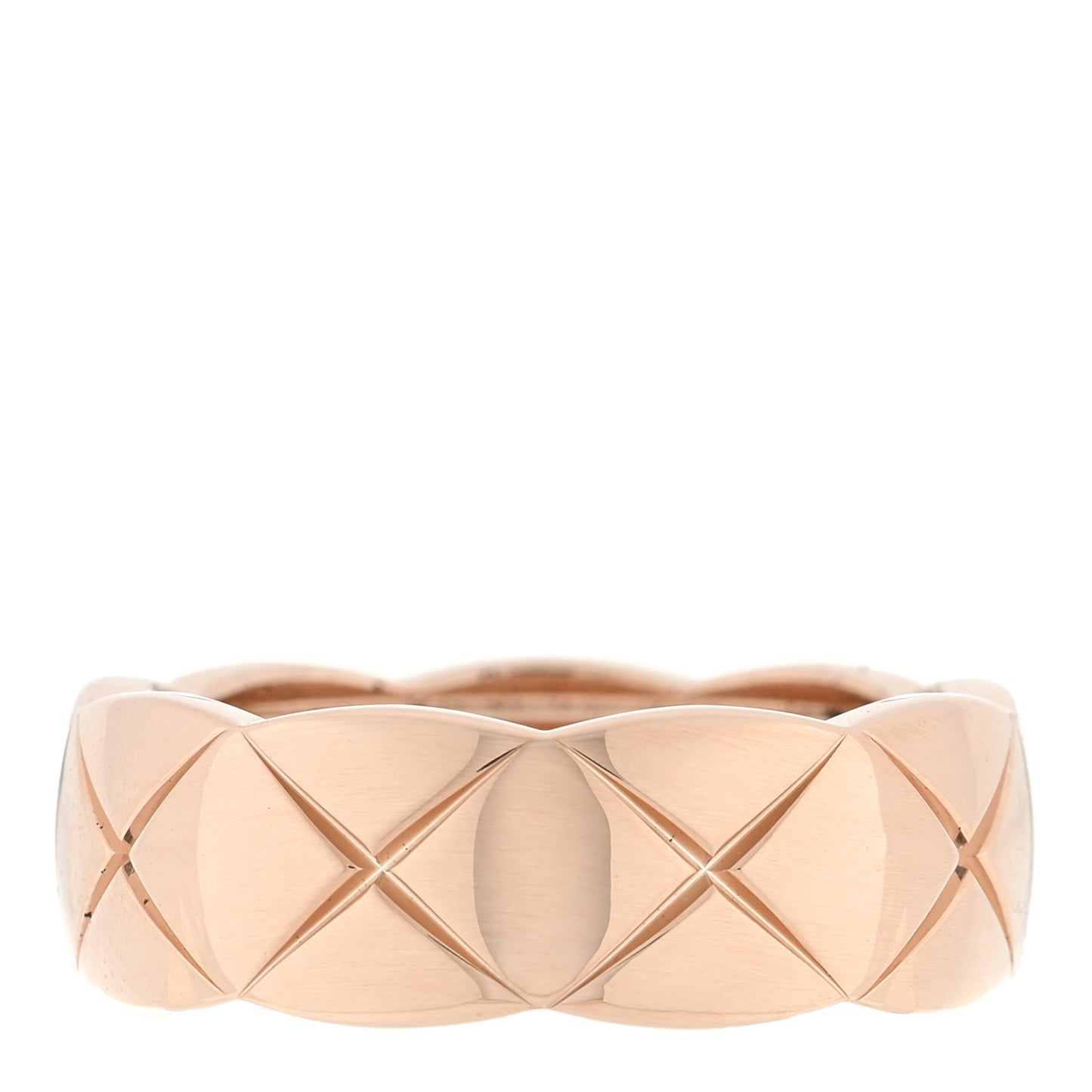 18K Beige Gold Small Coco Crush Ring 52 6