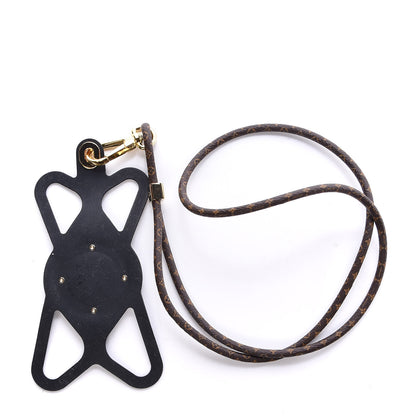 Louis Vuitton Monogram Silicone Louise Phone Holder Black 3 of 9