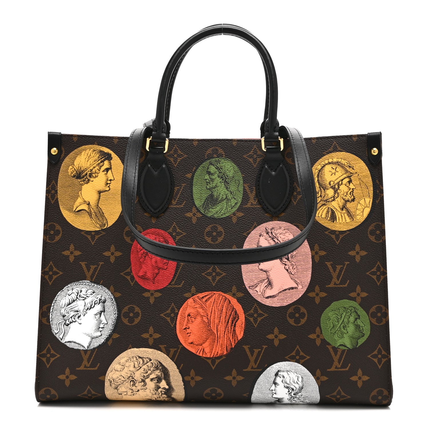 Louis Vuitton X FORNASETTI Monogram Cameo Onthego MM 1 of 9