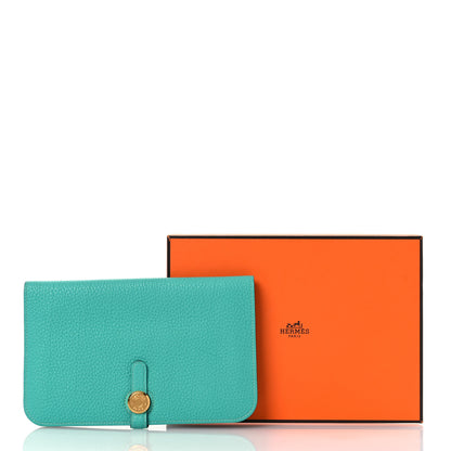 Hermes Togo Dogon Duo Wallet Lagon 11 of 11