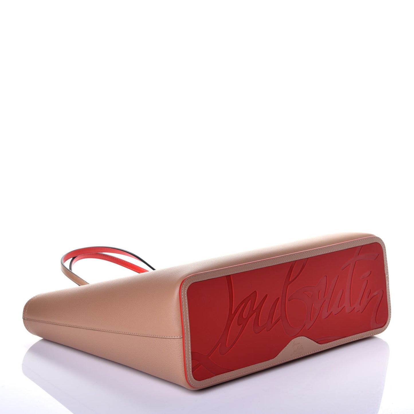 Calfskin Spikes East West Cabata Tote Nude