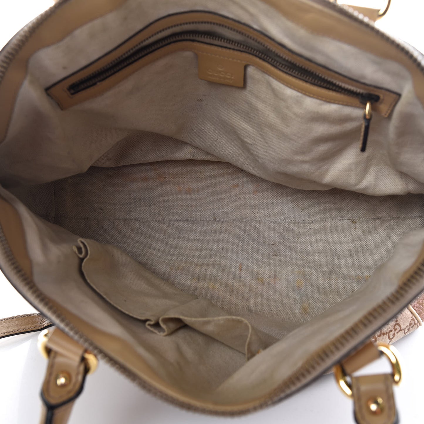 Monogram Lurex Medium Scarlett Studded Interlocking G Top Handle Bag Bronze