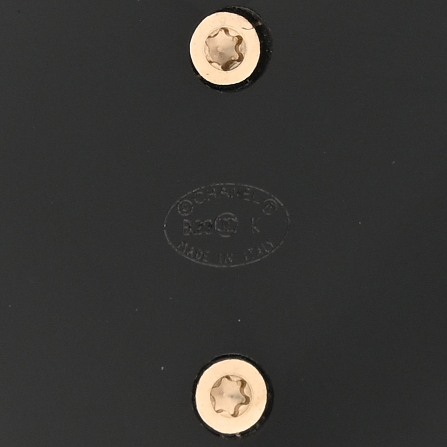 Chanel Tweed Lambskin CC Heart Locket Necklace Gold Black White 4 of 6