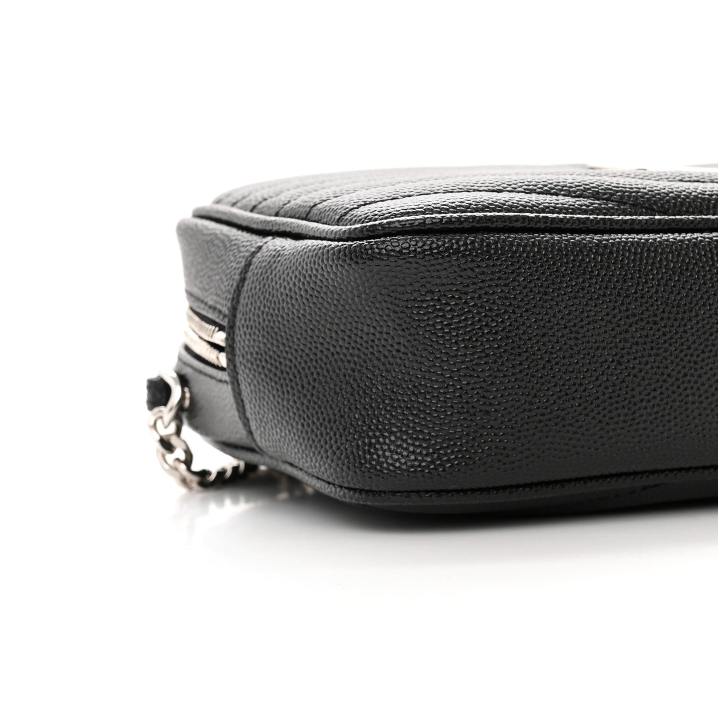 Grain De Poudre Matelasse Monogram Mini Lou Camera Bag Black