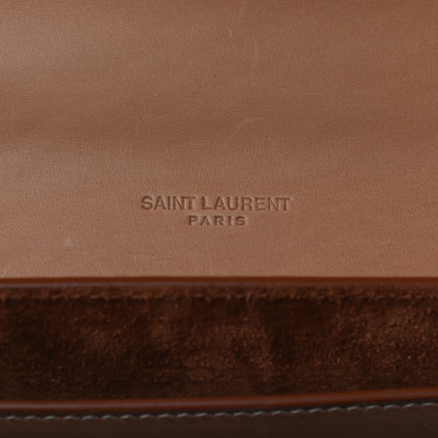 Smooth Vintage Calfskin Monogram Medium Kaia Satchel Gold