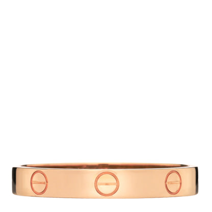 Cartier 18K Pink Gold 3.5mm LOVE Wedding Band Ring 64 10.75 1 of 5