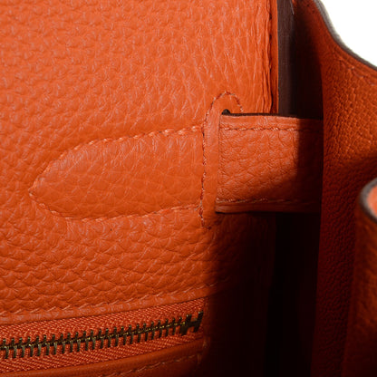 Hermes Togo Kelly Retourne 32 Orange 20 of 22