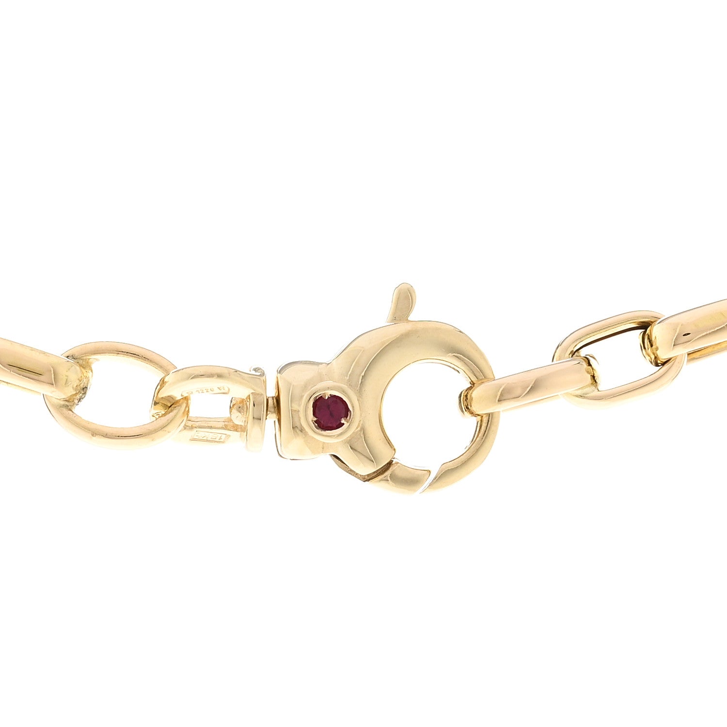 Roberto Coin 18K Yellow Almond Link Chain Necklace 4 of 4