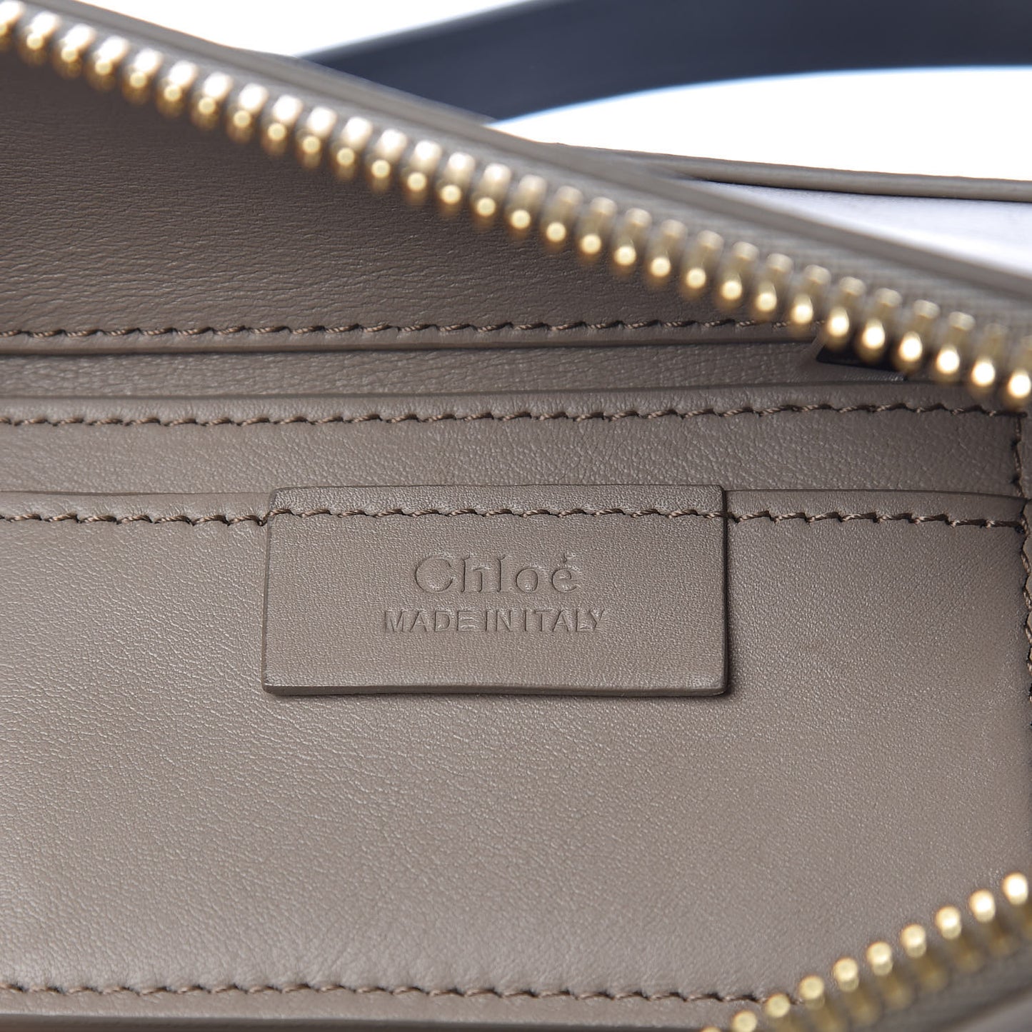 Calfskin Suede Small Roy Bag Motty Grey