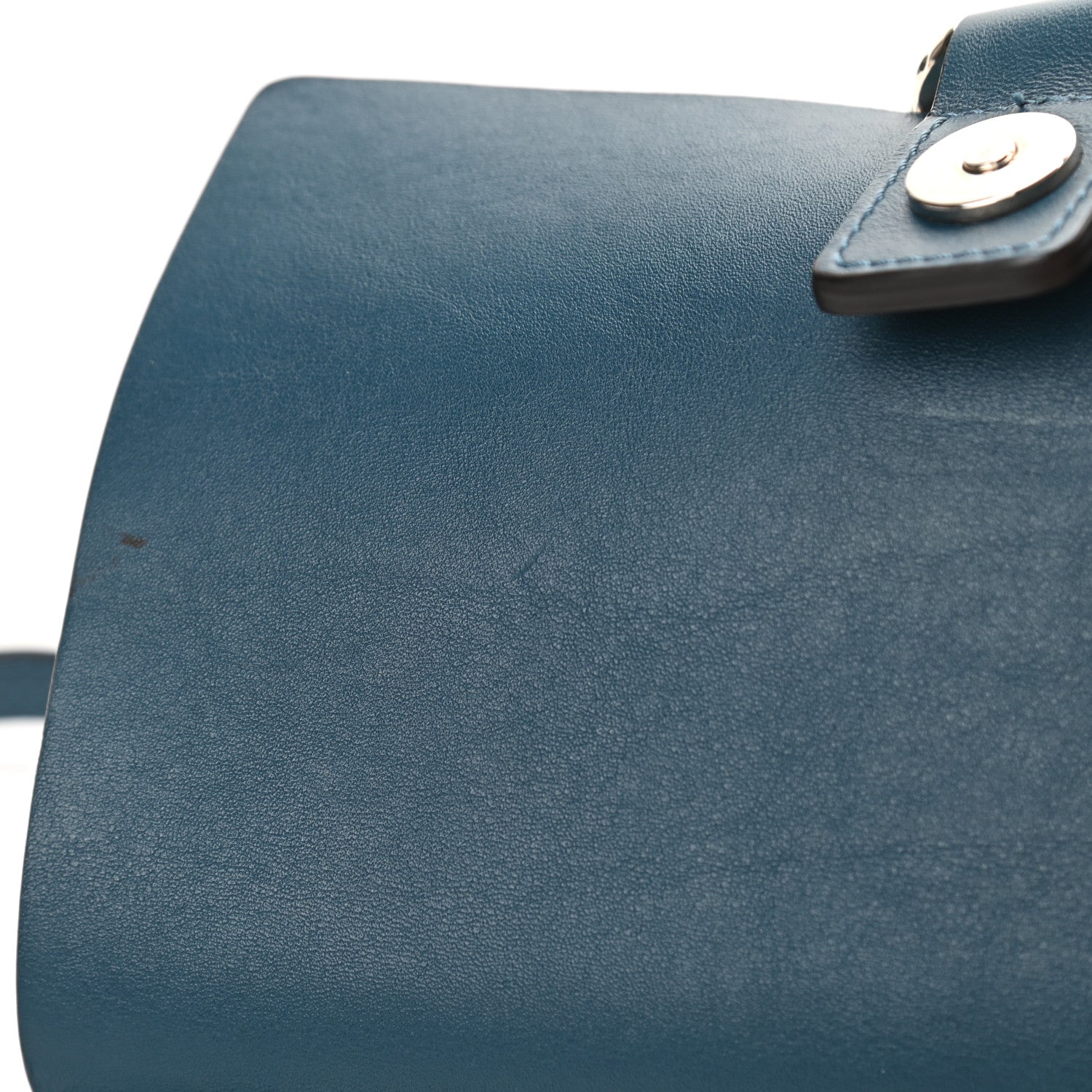 Chloe Suede Calfskin Small Faye Shoulder Bag Majolica Blue 11 of 16