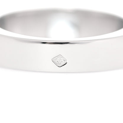 Cartier 18K White Gold Aquamarine Tank Ring 49 4.75 9 of 10