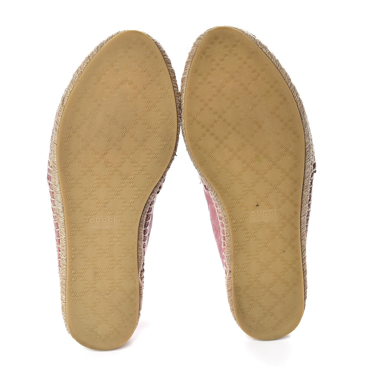 Gucci Guccissima Signature Espadrilles 38 Rose Baby Candy 7 of 13