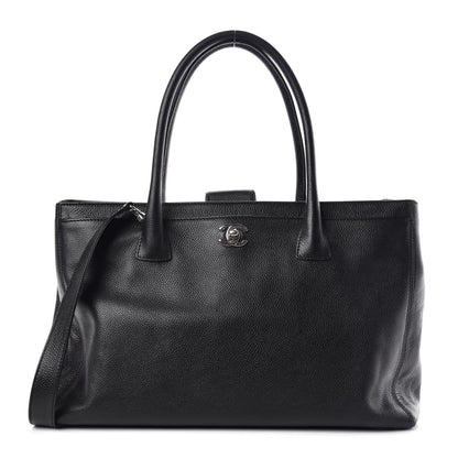 Chanel Calfskin Cerf Executive Shopper Tote Black 1 of 7