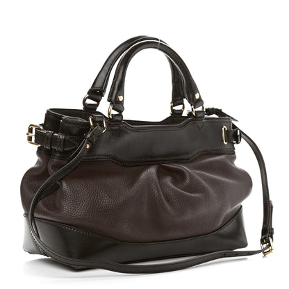 Burberry Bridle Calfskin Hepburn Satchel Brown 3 of 12