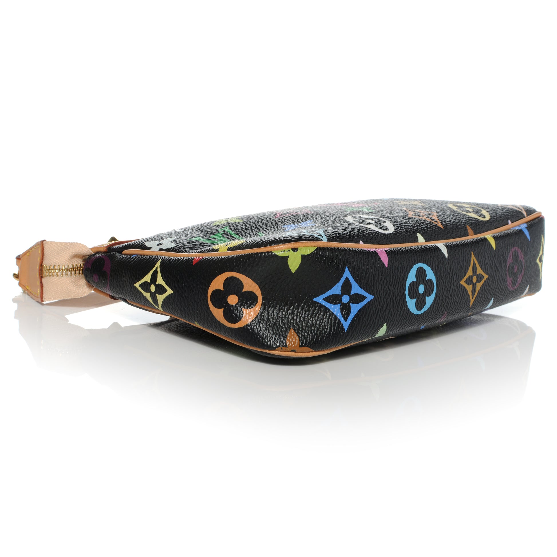 Louis Vuitton Monogram Multicolor Pochette Accessories Black 5 of 8