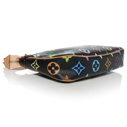Louis Vuitton Monogram Multicolor Pochette Accessories Black 5 of 8