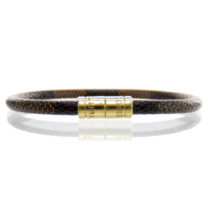 Louis Vuitton Damier Ebene Keep It Bracelet 1 of 5