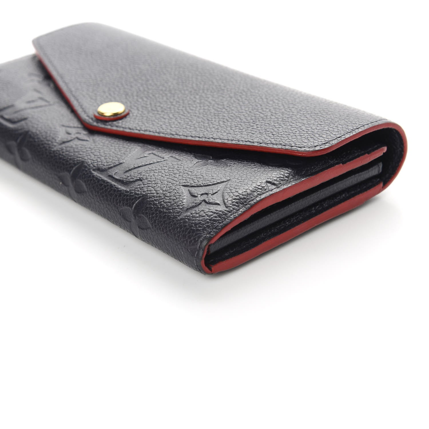 Louis Vuitton Empreinte Sarah Wallet NM Marine Rouge 8 of 8